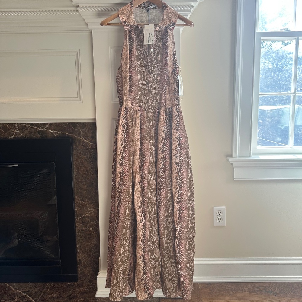 NWT Emilia Wickstead Norika Midi Sun Dress UK12/US 8